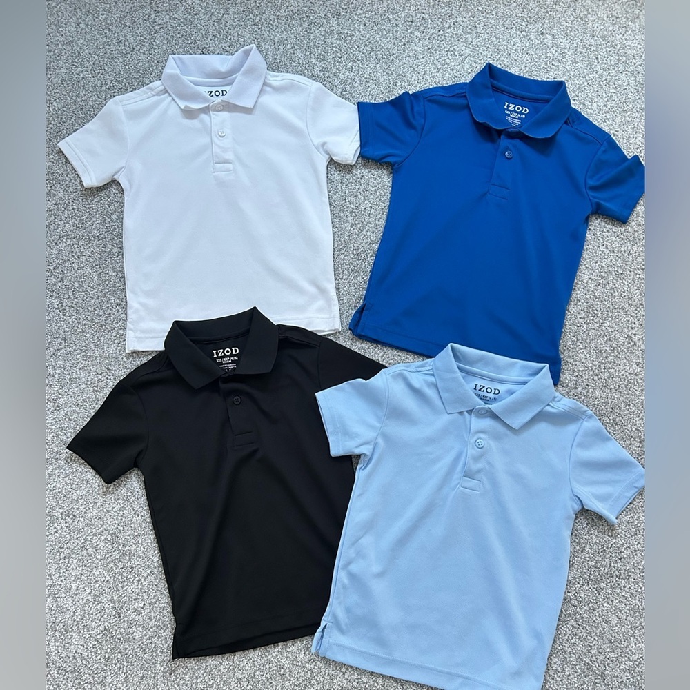 Boys Polos size 4/5 IZOD